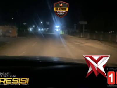 Giat patroli malam Polsek Muara Kelingi