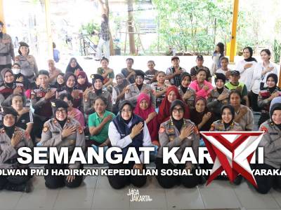 Semangat Kartini, Polwan Polda Metro Jaya Hadirkan Kepedulian Sosial Untuk Masyarakat - PoliceTube