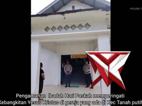 pengamanan ibadah oleh polsek tanah putih - PoliceTube