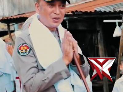 Kapolda Sumsel Irjen Pol. Dr. Sandi Nugroho, S.I.K., S.H., M.Hum. membawa kebahagiaan bagi warga den - PoliceTube
