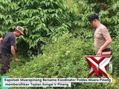 Melaksanakan kegiatan Indonesia Asri di Jl Lintas Pendopo Pagaralam Talang tinggi Jembatan Air Pina - PoliceTube