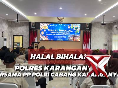 Halal Bihalal dengan PP POlri Polres Karanganyar