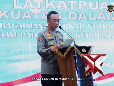 PEMBUKAAN LATKATPUAN PENGGUNAAN KEKUATAN DALAM TUGAS KEPOLISIAN OLEH KAPOLDA SUMSEL