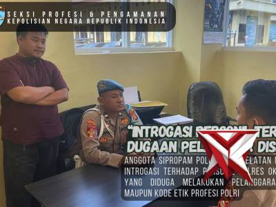 Pemeriksaan personil yang diduga melakukan pelanggaran Disiplin