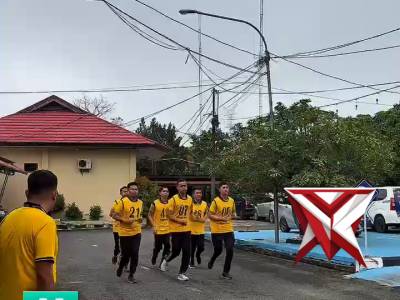Melihat Sisi Tangguh Polisi Musi Rawas Saat Tes Kesamaptaan Jasmani Berkala.