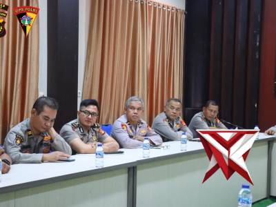 ZOOM MEETING ARAHAN WAKAPOLRI DALAM RANGKA ANTISIPASI FENOMENA EL NINO "GODZILA"