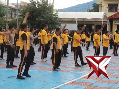 Polres Majalengka Gelar Olahraga Bersama - PoliceTube