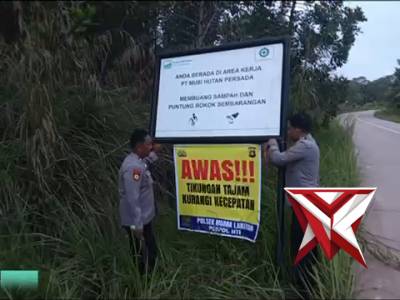 Himbauan tempat rawan laka lantas