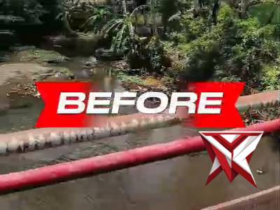 Dukung Program Kapolda Sumsel.Polres Musi Rawas Revitalisasi Jembatan Dam Impres Melalui Program "BE