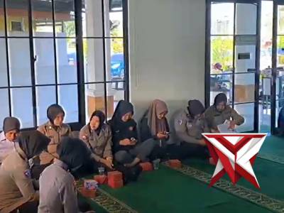 Kegiatan Binrohtal Personel Polres OKI