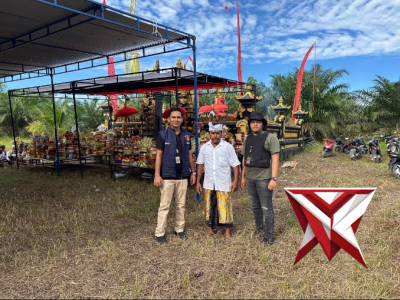Kegiatan Pengamanan Ibadah Umat Hindu oleh Personil Unit Reskrim Polsek Nibung Polres Muratara - PoliceTube