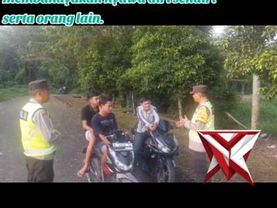 Diimbau untuk tidak menggunakan knalpot brong yang bising dan menghindari aksi balap liar yang memba
