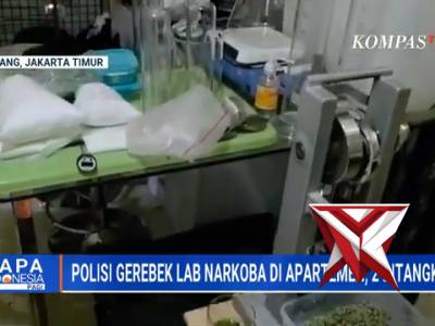 Polda Metro Ungkap Clandestine Lab Ekstasi dan Happy Water di Jaktim