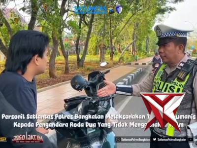 Teguran Humanis Satlantas Polres Bangkalan - PoliceTube