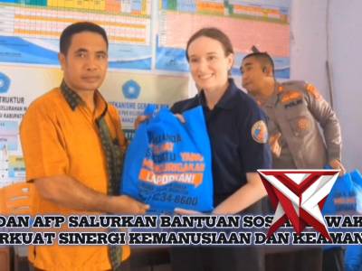 POLRI DAN AFP SALURKAN BANTUAN SOSIAL DI WAKATOBI, PERKUAT SINERGI KEMANUSIAAN DAN KEAMANAN - PoliceTube