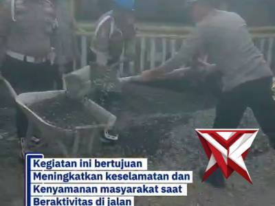 Giat penampakan jalan polres Muba