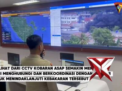 Respon Cepat Call center 110 Polda Sumsel Menindaklanjuti Laporan Masyarakat Ttg adanya Musibah Keba