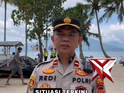 Laporan situasi Pantai Bidadari