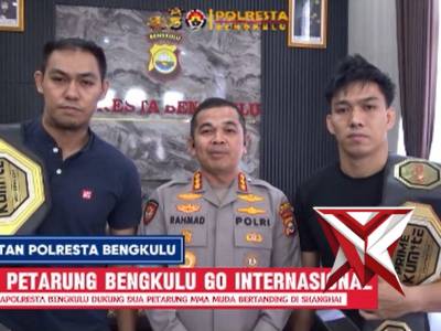 *Kapolresta Bengkulu Beri Dukungan 2 Petarung MMA Asal Bengkulu Berlaga di Shanghai Cina* - PoliceTube