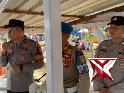 Pengamanan Libur lebaran Polres Mura Polda Sumsel