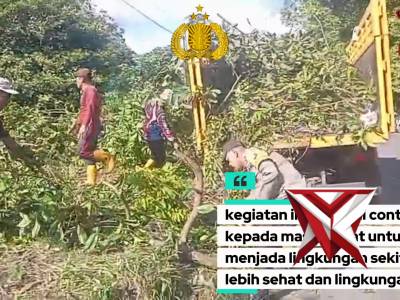 POLDA SUMSEL~LINGKUNGAN BERSIH, KAMTIBMAS TERJAGA ????? - PoliceTube