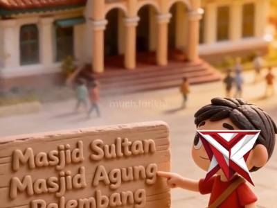 Keindahan Masjid Agung Palembang - PoliceTube