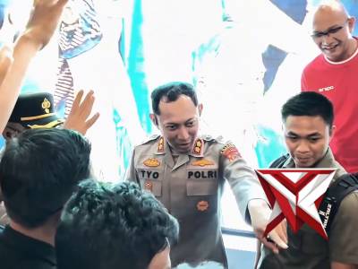 Keseruan Nonton Bareng Big Match BRI Superleague antara Persib Vs Persija. - PoliceTube