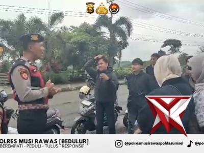? Patroli Humanis Sat Samapta Polres Musi Rawas