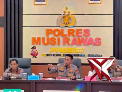 Anev Mingguan, Kapolres Musi Rawas Evaluasi Kinerja dan Tingkatkan Profesionalisme Personel