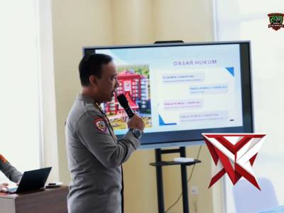 Kapolda Sumatera Selatan, Irjen Pol Dr. Sandi Nugroho, memimpin kegiatan Coffee Morning