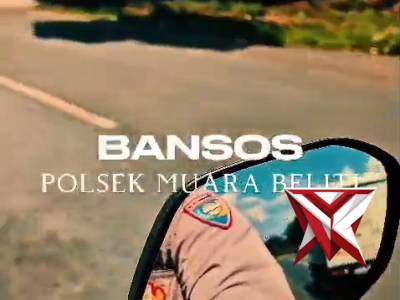 Polsek Muara Beliti Polres Musi Rawas Salurkan Bantuan Sosial, Wujud Tindak Lanjut Arahan Kapolda Su