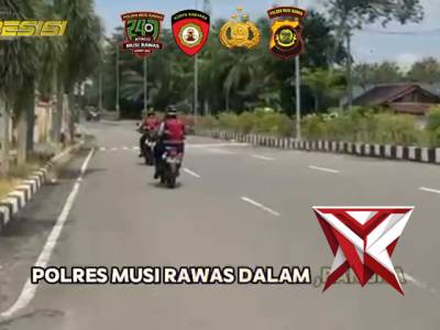 Sat Samapta Polres Musi Rawas Melaksanakan Kegiatan Patroli di wilayah Kab Musi Rawas