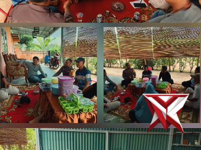 Sambang dan Himbauan Kamtibmas Bhabinkamtibmas di Desa Keban Agung