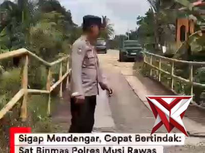 Title Sat Binmas Polres Musi Rawas Sambang dan serap aspirasi warga masyarakat Desa Dwijaya Kec. Tu - PoliceTube