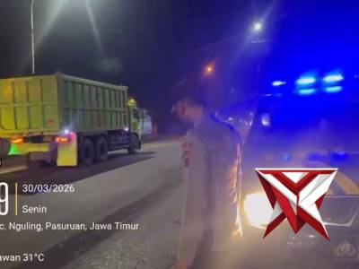 Patroli Bluelight Polsek Nguling