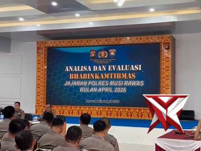 ARAHAN KASAT BINMAS KEPADA ANGGOTA  BHABJNKAMTIBMAS JAJARAN POLRES MUSI RAWAS