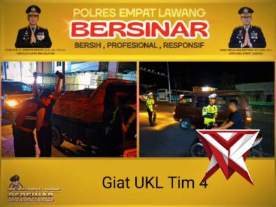 Apel Malam UKL Tim 4 Polres Empat Lawang, Perkuat Kesiapsiagaan dan Patroli Objek Vital