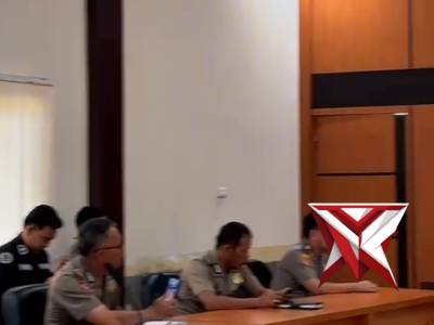 Kapolda IJP Sandi Nugroho Kapolres Musi Rawas Hadiri Rakernis Gabungan Empat Satker Secara Virtual