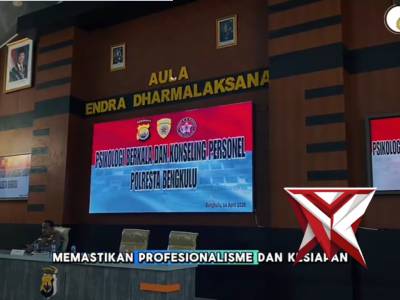 *Polresta Bengkulu Gelar Uji Kelayakan Psikologi bagi Pemegang Senpi Dinas*