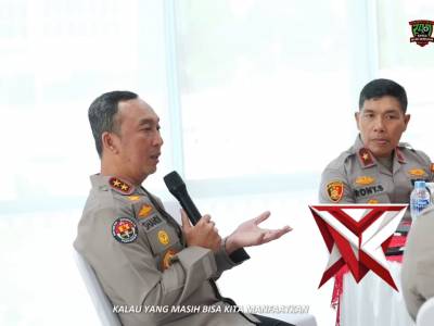Kapolda Sumsel IJP. Sandi Nugroho memberikan penegasan bahwa masyarakat adalah juragan bagi anggo