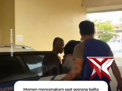 Seorang balita dalam kondisi kritis berhasil mendapatkan pertolongan cepat berkat aksi sigap petugas