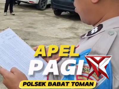 Apel Pagi Polsek babat Toman ..??