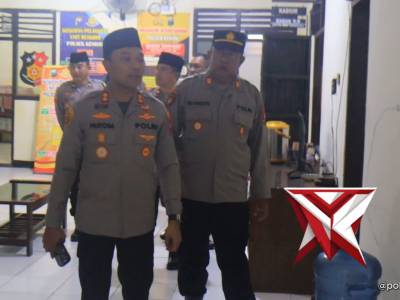 Kapolres Ngawi melaksanakan kunjungan kerja ke Polsek Kendal