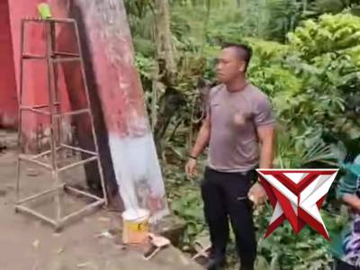 Perbaikan jembatan oleh polres musi rawas - PoliceTube