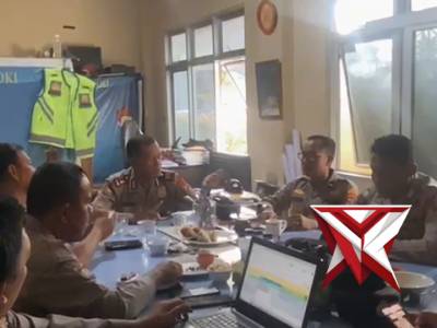 Anev kinerja Satbinmas Polres OKI bulan maret 2026 oleh Kasatbinmas