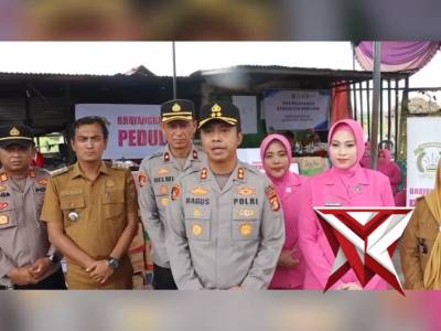 Wujud kepedulian nyata ditunjukkan melalui sinergi antara Polres Ogan Ilir, Bhayangkari, dan Baznas