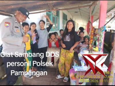 POLSEK PAMPANGAN POLRES OKI HADIR DI TENGAH2 MSYARAKAT - PoliceTube