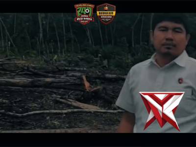 Dilarang membuka lahan dengan cara dibakar