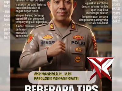 Himbauan Kapolsek Megang sakti