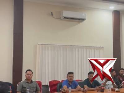 Anev mingguan guna mengukur pencapaian kinerja pers Polres mura kedepan nya